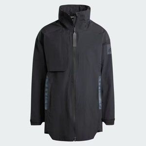 NWT Adidas 2024 MYSHELTER RAIN.RDY Parka Mens Size S, Black Raincoat Never Worn